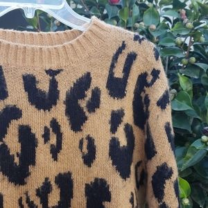 Leopard print sweater